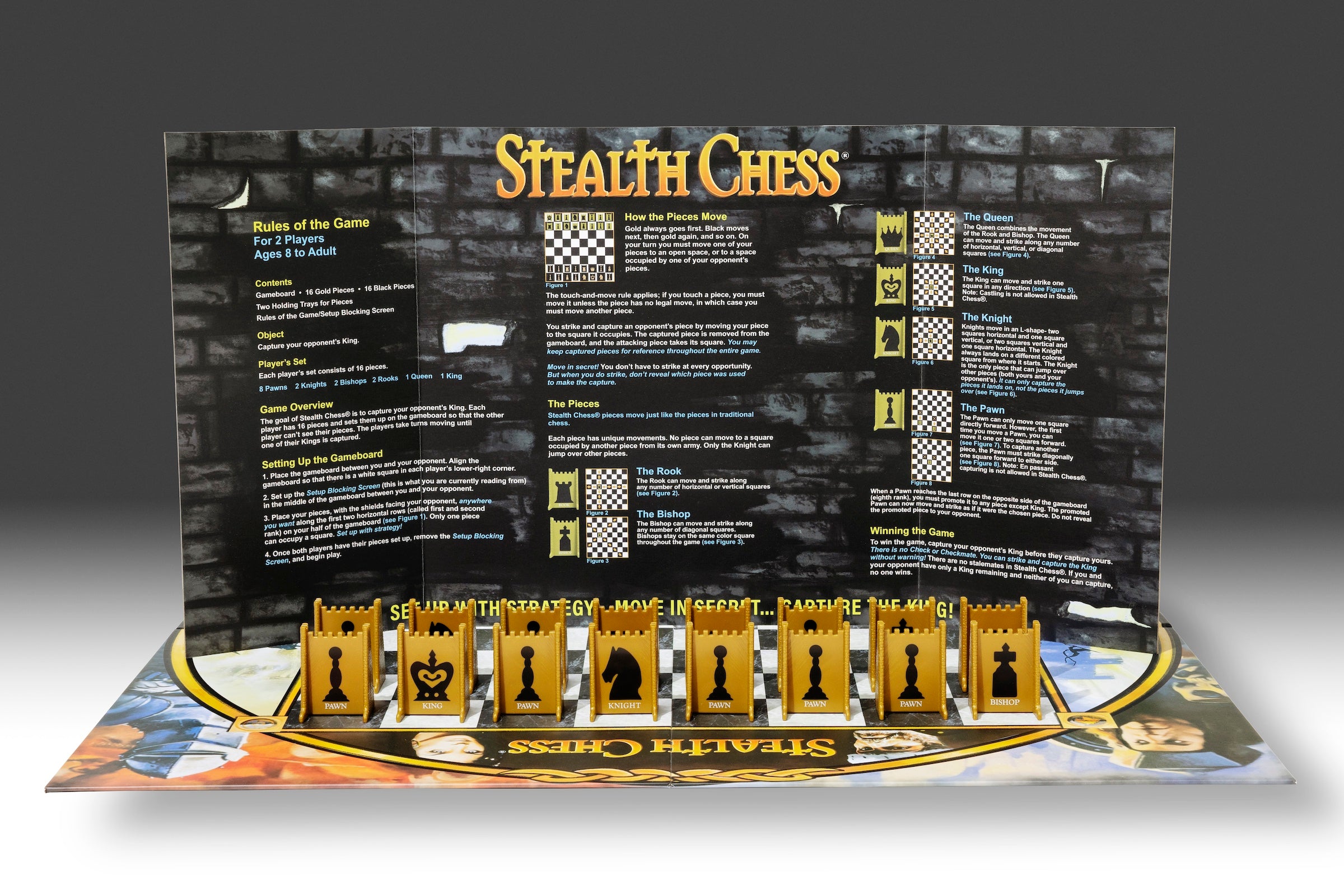 Stealth Chess® rules sheet.